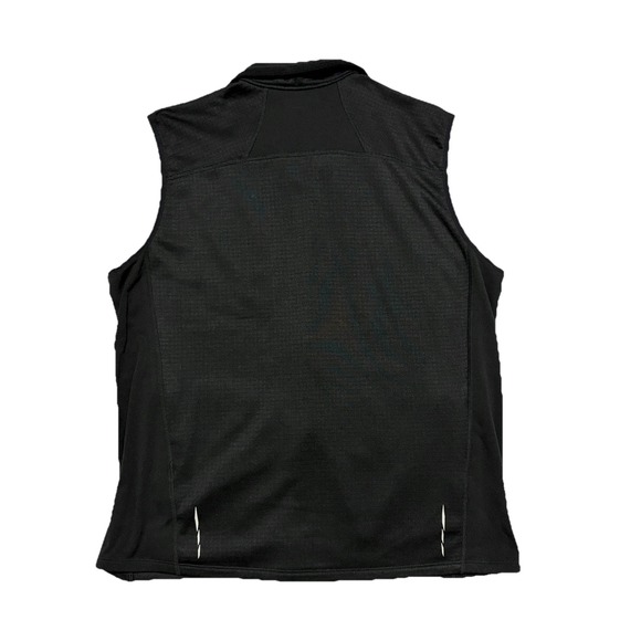 L.L. Bean Mens XL Fleece Vest Jacket Black Full Zip Pockets Outdoor Hiking Gorp - Picture 5 of 8